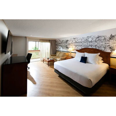 RI Hotel Contemporary Furniture Hotel Bathroom with Led Mirror Vanities Chairs Luggage Bench Wood Hotel Project Furniture
