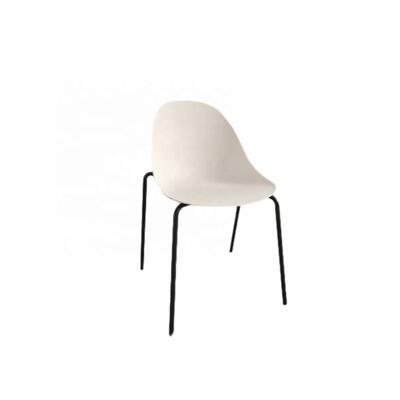 Hotel Chair Hotel Task Chair PP Material and Black Metal Legs Studio 6 White Chair