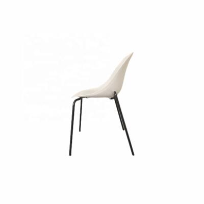 Hotel Chair Hotel Task Chair PP Material and Black Metal Legs Studio 6 White Chair