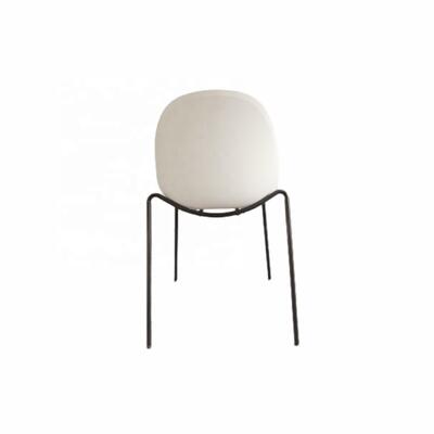 Hotel Chair Hotel Task Chair PP Material and Black Metal Legs Studio 6 White Chair