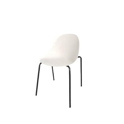 Hotel Chair Hotel Task Chair PP Material and Black Metal Legs Studio 6 White Chair