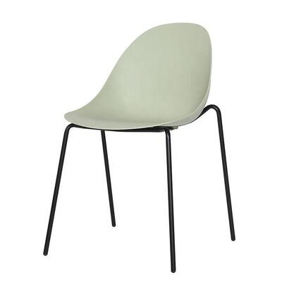 Motel 6 Hotel Dining Chair Simple Style Hotel Breakfast Chair Steel Frame Hotel PP Chair