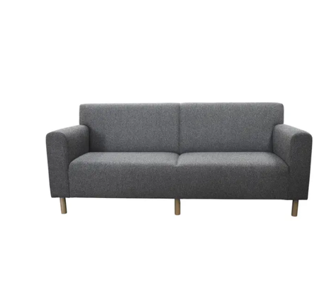 Modern 2 Seater Fabric Sofa, Commercial Grade Hotel Lobby Sofa for Public Area, Hospitality Furniture