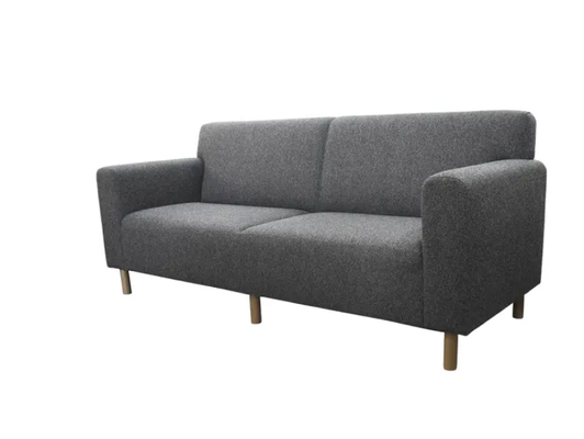 Modern 2 Seater Fabric Sofa, Commercial Grade Hotel Lobby Sofa for Public Area, Hospitality Furniture