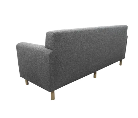 Modern 2 Seater Fabric Sofa, Commercial Grade Hotel Lobby Sofa for Public Area, Hospitality Furniture