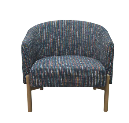 Hampton Inn Approved Commercial Chair Modern Chair for Hotel Lobby Public Area Custom Fabric Hospitality Lounge Armchair