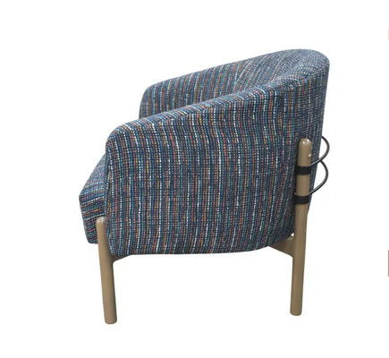 Hampton Inn Approved Commercial Chair Modern Chair for Hotel Lobby Public Area Custom Fabric Hospitality Lounge Armchair