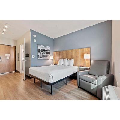 Extended Stay America Premier Suites Luxury Hotel Furniture Custom 5 Star King Size Wood Bed Frame High Quality Hotel Furniture