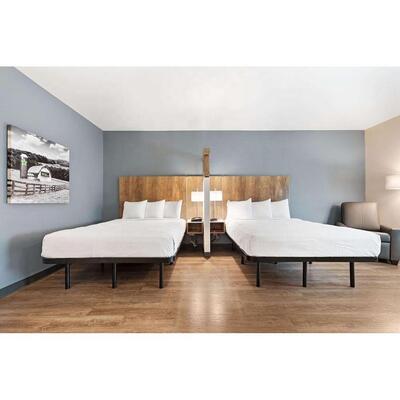 Extended Stay America Premier Suites Luxury Hotel Furniture Custom 5 Star King Size Wood Bed Frame High Quality Hotel Furniture