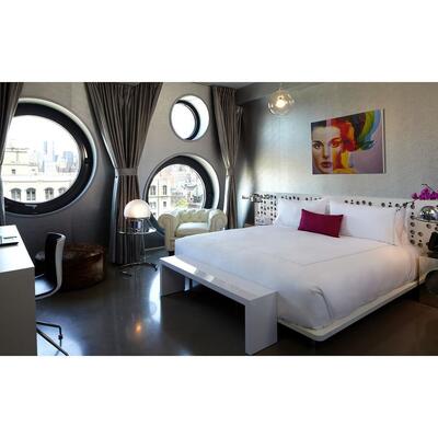 Dream Hotel Furniture Room Sets Queen Bed Standard Hotel Beds Lounge Sofa Fridge Cabinet Boutique Modern Usa Hotel Furniture