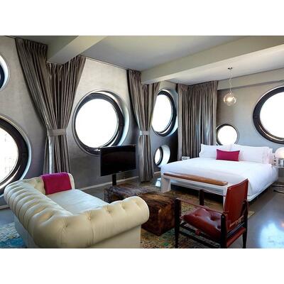 Dream Hotel Furniture Room Sets Queen Bed Standard Hotel Beds Lounge Sofa Fridge Cabinet Boutique Modern Usa Hotel Furniture