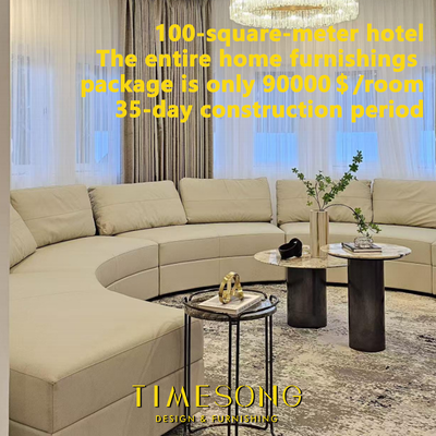 High-End Luxury Modern Five-Star Hotel Apartment Bedroom Solutions Customized Home Furniture Songdesign 5-Year Bedroom Set