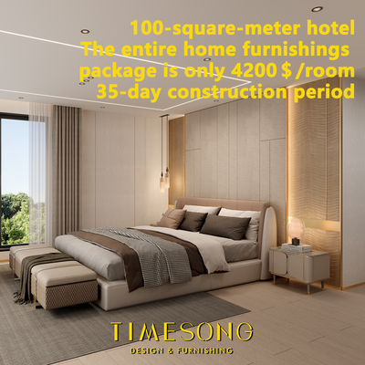 High-End Luxury Modern Five-Star Hotel Apartment Bedroom Solutions Customized Home Furniture Songdesign 5-Year Warranty One-Stop