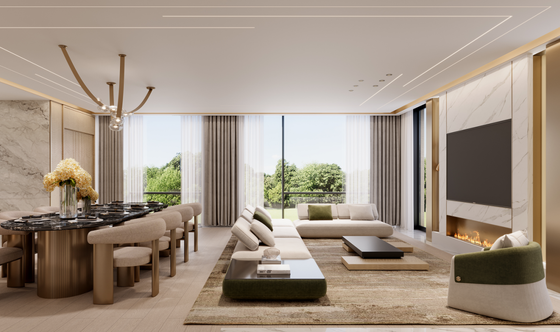 High-End Luxury Modern Five-Star Hotel Apartment Bedroom Solutions Customized Home Furniture Songdesign 5-Year Warranty One-Stop