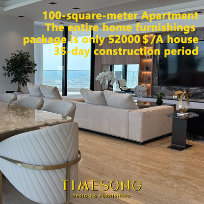 High-End Luxury Modern Five-Star Hotel Apartment Bedroom Solutions Customized Home Furniture Songdesign 5-Year Warranty One-Stop