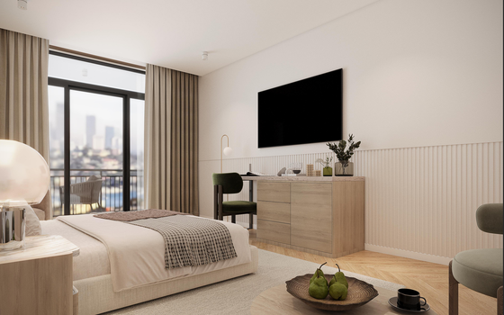 Luxury Hotel Bedroom Complete Fit-Out Modern Customized Design Home Furniture Songdesign 5-Year Warranty