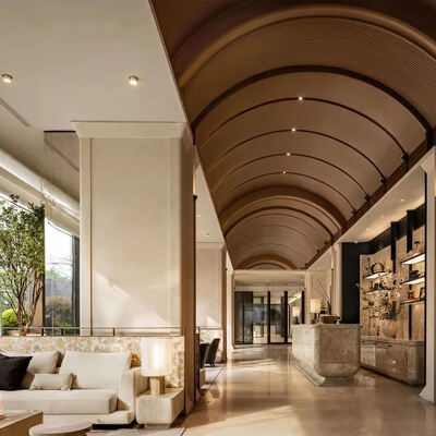 Modern Luxury Villa Living Room Furniture Set Custom Design High-End Eco-Friendly Leather Sofa Coffee Table Residential Interior