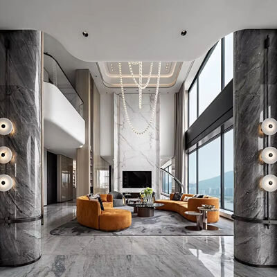 Luxury Modern Living Room Furniture Set Songdesign Eco-Friendly High-End Home Decoration Custom Adjustable Sofa Coffee Table