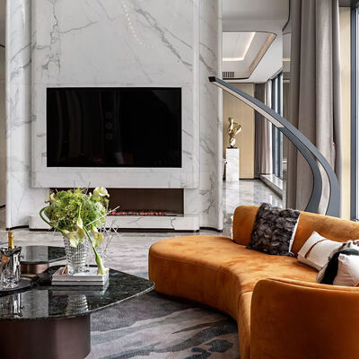 Luxury Modern Living Room Furniture Set Songdesign Eco-Friendly High-End Home Decoration Custom Adjustable Sofa Coffee Table