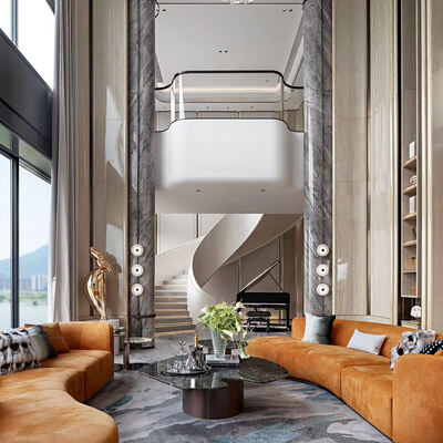 Luxury Modern Living Room Furniture Set Songdesign Eco-Friendly High-End Home Decoration Custom Adjustable Sofa Coffee Table