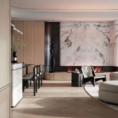 Luxury Modern Songdesign Living Room Set Custom Design Eco-Friendly Leather One-stop Decoration Design High-end Home Elegant