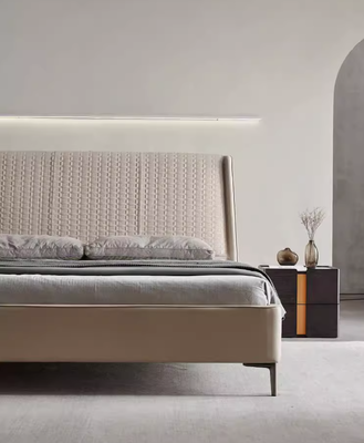 Factory Price Luxury Solid Wood Modern Bedroom Furniture Set for Five-Star Hotels One-Stop Design Procurement Service for