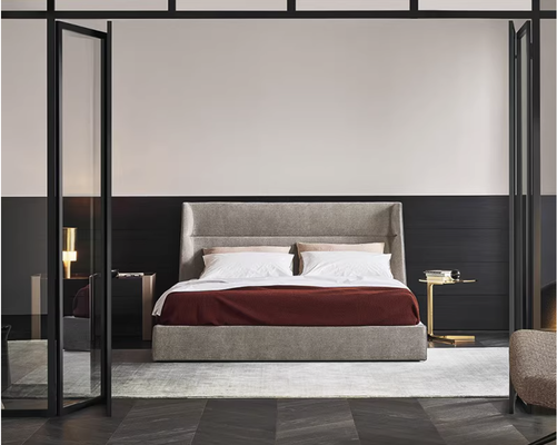Factory Price Luxury Solid Wood Bedroom Furniture Set Modern Design for Five-Star Hotels-One-Stop Design Procurement Service