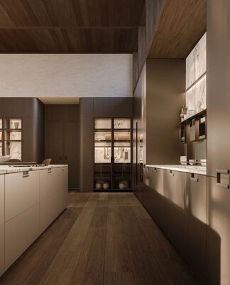 Modern Wooden Island Cabinet for Bathroom Hotel Laundry Areas-Durable Construction for Heavy Use in Home Workplace Environments