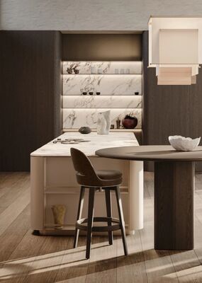 Modern Wooden Island Cabinet for Bathroom Hotel Laundry Areas-Durable Construction for Heavy Use in Home Workplace Environments
