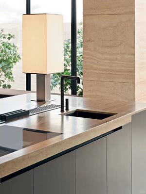 Modern Space Saving Kitchen Cabinet Island for Small Apartment with Corner Solution Pull Pantry Design Maximize Storage Capacity