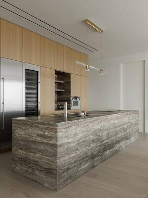 OEM Custom Modern Kitchen Cabinet Concealed Hinges Anti Rust Hardware Long Term Durability High Humidity Melamine Board MDF