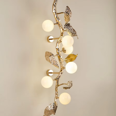 Contemporary Gold Base Wall Lamp Modern Style for High-End Hotels Restaurants Bedrooms Perfect Living Room Furniture Accessory