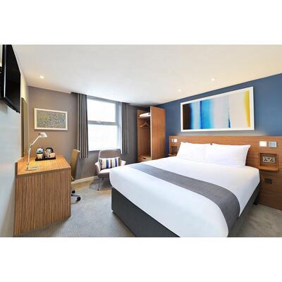 Modern Hotel Bedroom Furniture Travelodge Wholesale Liquidation Wardrobe Bed Base Headboard Chairs Sofa Panel for Guest Room