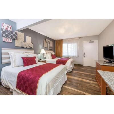 Ramada Inn Wholesale Custom Modern Hotel Bedroom Furniture MDF Wood Apartments Villas Standard Suite Hotel Furniture Supplier