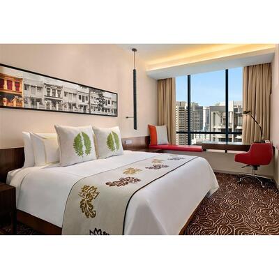 Ramada Inn Wholesale Custom Modern Hotel Bedroom Furniture MDF Wood Apartments Villas Standard Suite Hotel Furniture Supplier