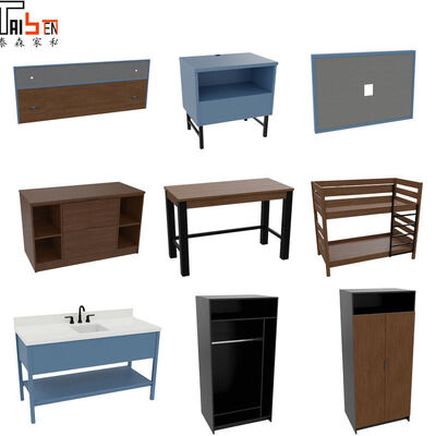 Wyndham Garden Wholesale Hotel Furniture Guest Room Wardrobe Bed Base Headboard Chairs Sofa Liquidation Hotel Bedroom Furniture