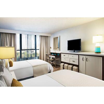 Wyndham Hotels and Resorts Luxury Room Furniture Set High King Headboard and Nightstand Full Apartment Wood Furniture