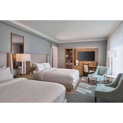 New Design DOLCE Boutique Wooden Hotel Single Bed Hotel Furniture king Size Metal Bed Frame Luxury Hotel Furniture Set