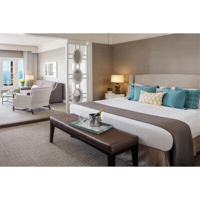Curio Collection by Hilton 3-4 Star Custom Melamine Hotel Furniture Designs Durable Condo Tv Wall Panel Hotel Bathroom Furniture