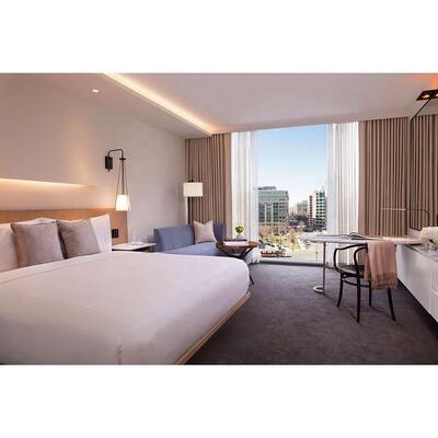 Conrad Hotels Resort Wholesale Hotel Furniture Guest Room Wardrobe Bed Base Headboard Chairs Liquidation Hotel Bedroom Furniture