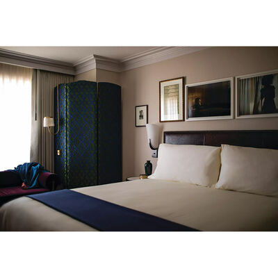 Hot Sale Nomad Hotel Furniture Custom Melamine 3Star Hotel Furniture Design Durable Condo Tv Wall Panel Hotel Bathroom Furniture