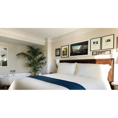 Hot Sale Nomad Hotel Furniture Custom Melamine 3Star Hotel Furniture Design Durable Condo Tv Wall Panel Hotel Bathroom Furniture