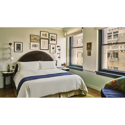 Hot Sale Nomad Hotel Furniture Custom Melamine 3Star Hotel Furniture Design Durable Condo Tv Wall Panel Hotel Bathroom Furniture