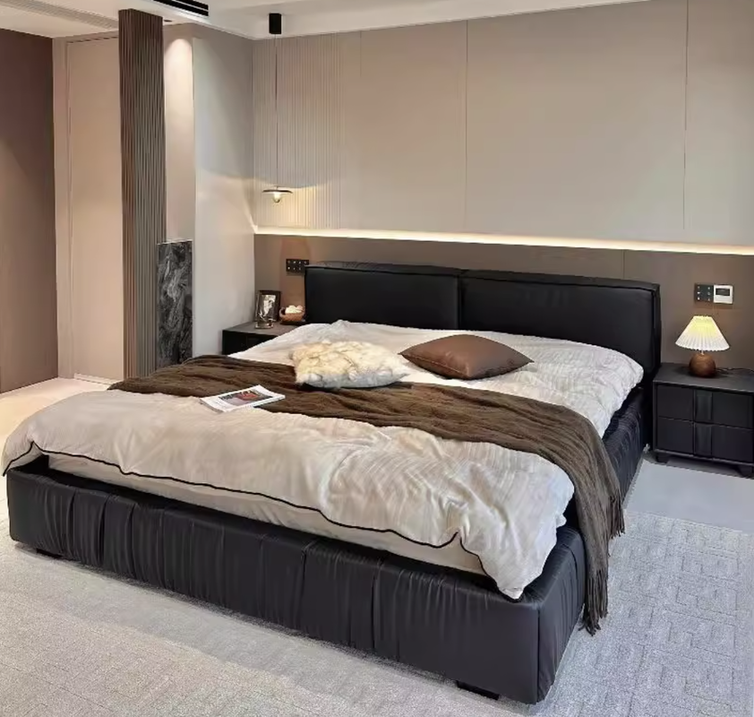 Factory Price Songdesign Luxury Solid Wood Modern Bedroom Furniture Set for Five-Star Hotels Schools Apartments Customized