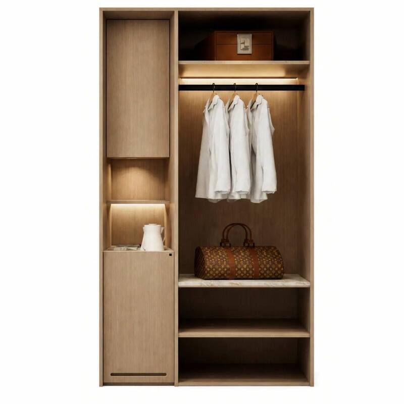 Cost Effective Modern Bedroom Cabinet Eco-Friendly Stone Construction Durable Build Customizable Size/Color Home Furniture